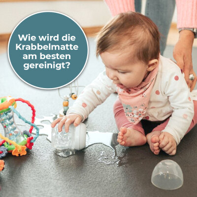 Krabbelmatte reinigen - 