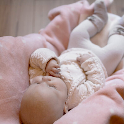 Sanosoft Kuscheldecke Rosa - 