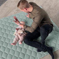 Sanosoft Krabbeldecke Mint 120x120cm