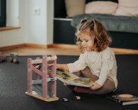 Sanosoft Krabbelmatte Rund 180cm Schwarz