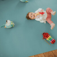 Sanosoft® Krabbelmatte 120cmx120cm Petrol