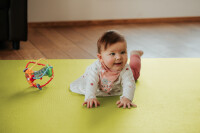 Sanosoft® Krabbelmatte 80cmx240cm Mangogelb