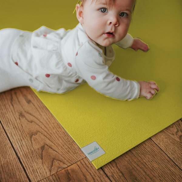 Sanosoft® Krabbelmatte 180cmx140cm Mangogelb