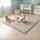Sanosoft Krabbeldecke Soft-Cord Natur 130x150cm
