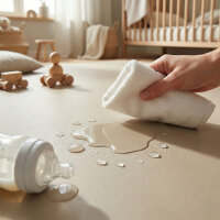 Sanosoft® Krabbelmatte Made in Germany & Öko-Tex - 180cm X 240cm Sand / Beige