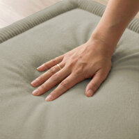 Sanosoft samtweicher und kuscheliger Krabbelteppich Schilfgrün 160x230cm