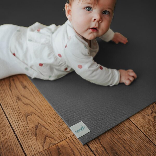 Sanosoft® Krabbelmatte 80cmx240cm Grau
