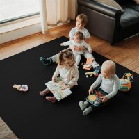 Sanosoft® Krabbelmatte 120x120cm schwarz