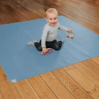 Sanosoft® Krabbelmatte 120cmx120cm Hellblau