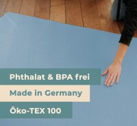 Sanosoft® Krabbelmatte 180cmx220cm Hellblau
