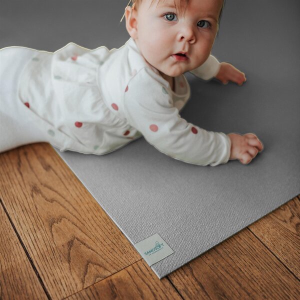 Sanosoft® Krabbelmatte 120cmx180cm Hellgrau