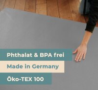 Sanosoft® Krabbelmatte 120cmx170cm Hellgrau