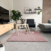 Sanosoft Krabbeldecke Rosa 120x120cm