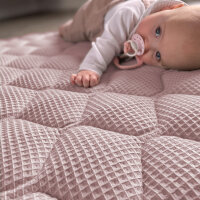 Sanosoft Krabbeldecke Rosa 120x120cm