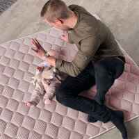 Sanosoft Krabbeldecke Rosa 120x120cm