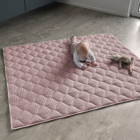 Sanosoft Krabbeldecke Rosa 120x120cm